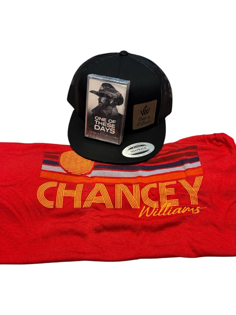 Chancey Williams SnapBack Hat, Cassette, and TShirt